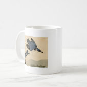 Audubon Belted Kingfisher Wildlife Bird Kaffeetasse (Vorderseite Links)