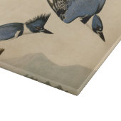 Audubon Belted Kingfisher Wildlife Bird Schneidebrett (Ecke)