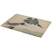 Audubon Belted Kingfisher Wildlife Bird Schneidebrett (Ecke)