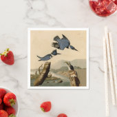 Audubon Belted Kingfisher Wildlife Bird Serviette (Beispiel)