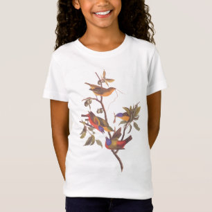 Audubon bemalt Jagdvögel in wildem Pflaumenbaum T-Shirt