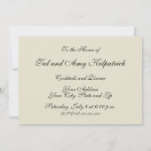 Audubon Bird Loon Diver Classic Einladung (Rückseite)