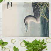 Audubon Bird Loon Diver Classic Geschirrtuch (Gefaltet)