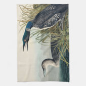Audubon Bird Loon Diver Classic Geschirrtuch (Vertikal)