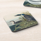 Audubon Bird Loon Diver Classic Getränkeuntersetzer (Linke Seite)