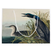 Audubon Bird Loon Diver Classic Große Geschenktüte (Rückseite)