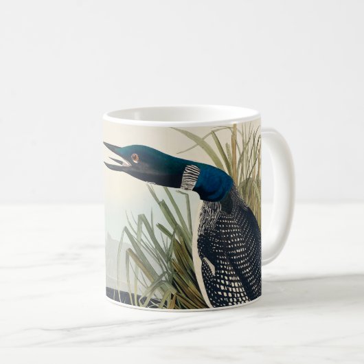 Audubon Bird Loon Diver Classic Kaffeetasse (VorderseiteRechts)