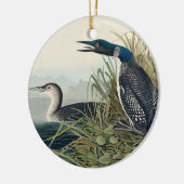Audubon Bird Loon Diver Classic Keramik Ornament (Links)