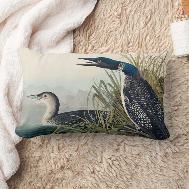 Audubon Bird Loon Diver Classic Lendenkissen (Decke)