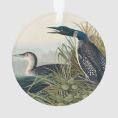 Audubon Bird Loon Diver Classic Ornament (Rückseite)