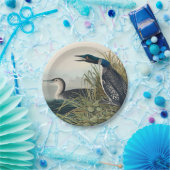 Audubon Bird Loon Diver Classic Pappteller (Party)