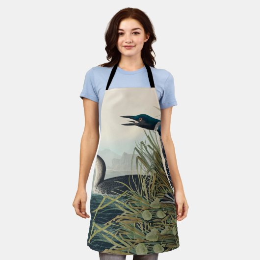 Audubon Bird Loon Diver Classic Schürze (Getragen)