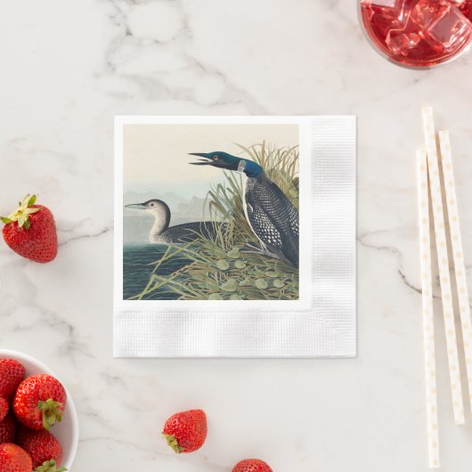 Audubon Bird Loon Diver Classic Serviette (Beispiel)