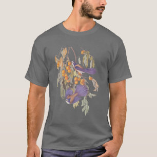 Audubon Blue Florida Scrub Jay auf Orange Tree T-Shirt