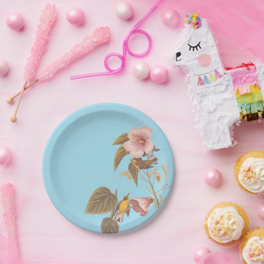 Audubon Blue Winged Pappteller (Party)