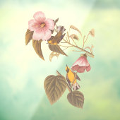 Audubon Blue Winged Yellow Warbler Bird Glass Orna Fensteraufkleber (Blatt 3)