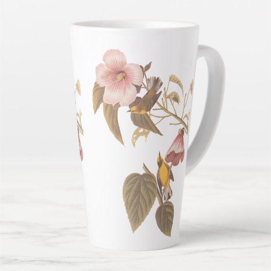 Audubon Blue-Winged Yellow Warbler Milchtasse (Rechte Ecke)