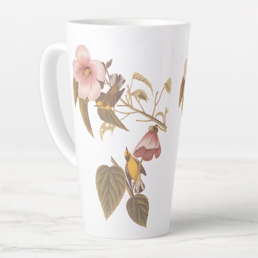 Audubon Blue-Winged Yellow Warbler Milchtasse (Linke Ecke)