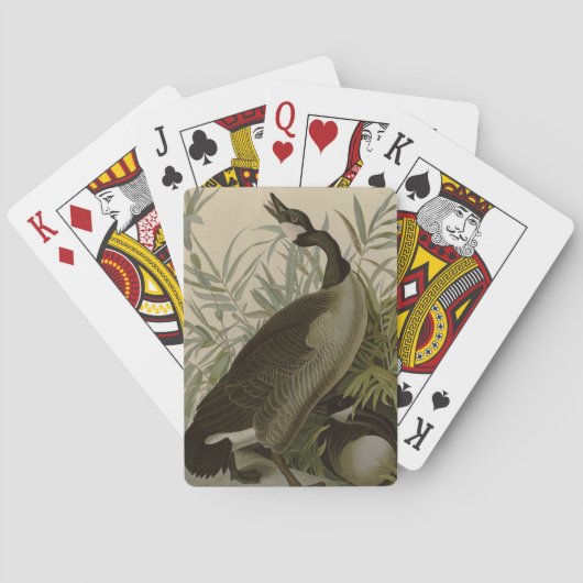 Audubon Canada Goose Wildlife Bird Spielkarten (Rückseite)