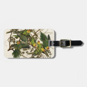 Audubon Carolina Parrot Bird Illustration Gepäckanhänger (Vorderseite horizontal)