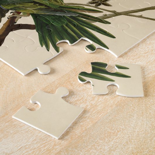 Audubon Carolina Parrot Bird Illustration Puzzle (Seite)