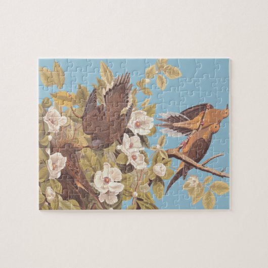 Audubon Carolina Taube oder Schildkrötentaube Puzzle (Horizontal)