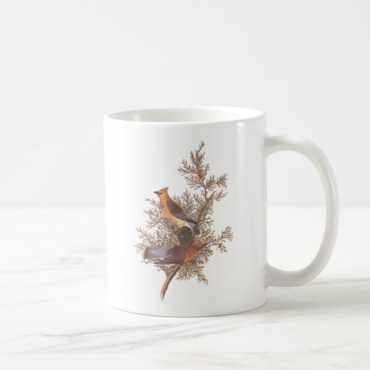 Audubon Cedar Waxwing Bird Kaffeetasse (Rechts)