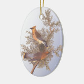 Audubon Cedar Waxwing Bird Keramikornament (Links)