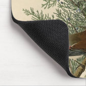 Audubon Cedar Waxwing Bird Mousepad (Ecke)