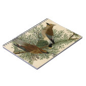 Audubon Cedar Waxwing Bird Notizblock (Linke Seite)