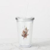 Audubon Cedar Waxwing Songbirds in Junior Acryltrinkbecher (Rückseite)