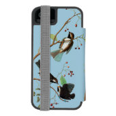 Audubon: Chickadee Incipio iPhone Geldbeutel-Hülle (Folio Rückseite)