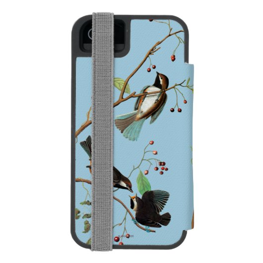 Audubon: Chickadee Incipio iPhone Geldbeutel-Hülle (Folio Rückseite)