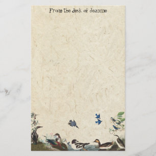 Audubon Collage des Briefpapier
