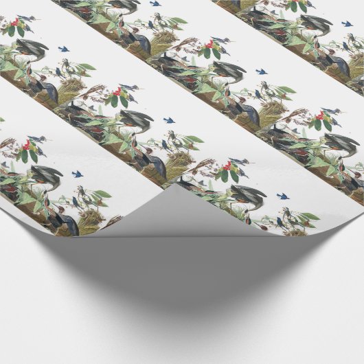 Audubon Collagen-Vogel-Tier-Packpapier Geschenkpapier (Ecke)