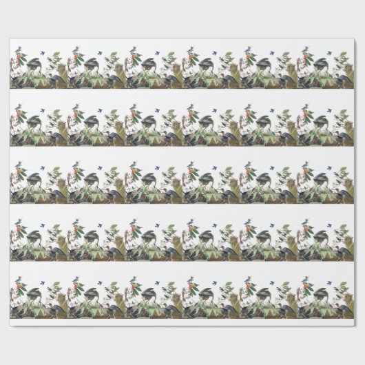 Audubon Collagen-Vogel-Tier-Packpapier Geschenkpapier (Flach)