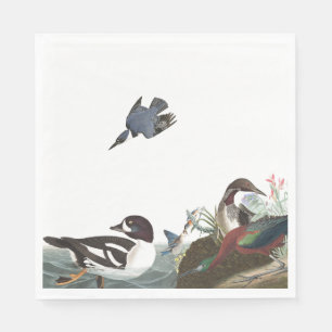 Audubon Collagen-Vogel-Tier-Papierservietten Serviette