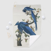 Audubon Columbia Jay Black Throated Magpie Jay Golfhandtuch (Insitu)