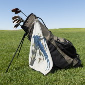 Audubon Columbia Jay Black Throated Magpie Jay Golfhandtuch (Gras)