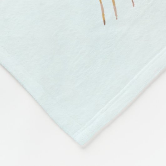 Audubon Crested Titmouse Birds in Pine Tree Fleecedecke (Ecke)