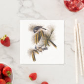 Audubon Crested Titmouse Cocktail Napkins Serviette (Beispiel)