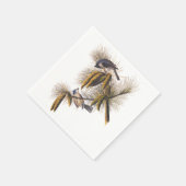 Audubon Crested Titmouse Cocktail Napkins Serviette (Ecke)