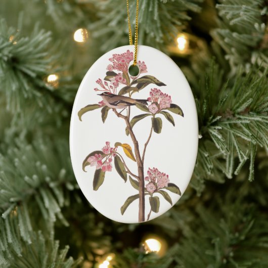 Audubon Cuviers Kinglet Mystery Bird Keramik Ornament (Baum)