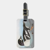 Audubon: Der Goldeneye des Karrens Gepäckanhänger (Vorderseite vertikal)