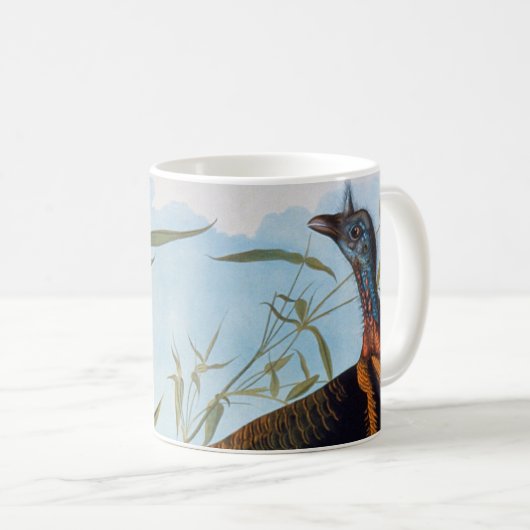 Audubon: Die wilde Türkei Kaffeetasse (VorderseiteRechts)
