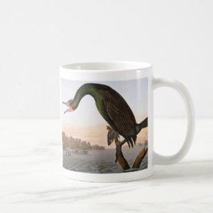 Audubon: Doppelter Kormoran mit Haube Kaffeetasse