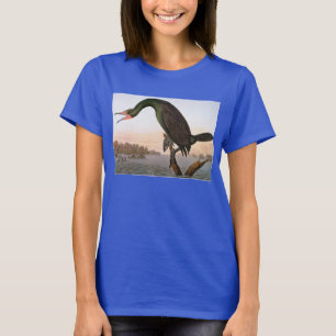 Audubon: Doppelter Kormoran mit Haube T-Shirt