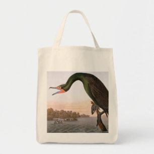Audubon: Doppelter Kormoran mit Haube Tragetasche