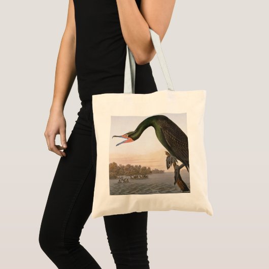 Audubon: Doppelter Kormoran mit Haube Tragetasche (Vorderseite (Produkt))