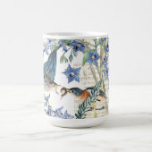Audubon Drossel-Vogel-Narzissen-Blumen-Tasse Kaffeetasse (Mittel)